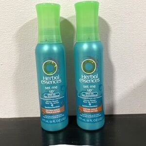 HERBAL ESSENCES SET ME UP EXTRA HOLD SPRAY GEL- 6oz, x2